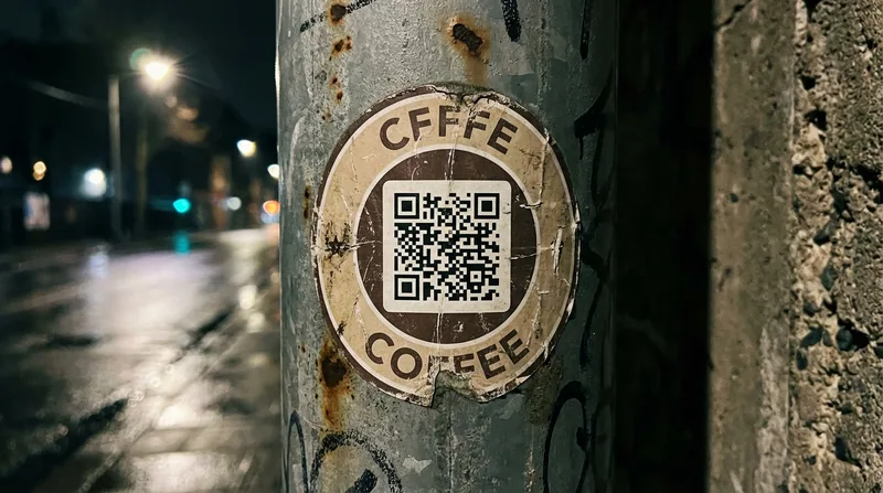 Bennu Free Shot QR Sticker